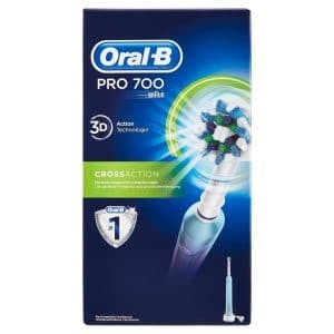 Oral-B Pro 2 2500 Brosse Dents Électrique Rechargeable, Élimine Jusqu'à 100% De La Plaque Dentaire, Noir
